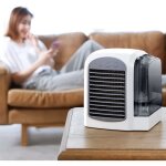 Mini climatiseur mobile silencieux - - a[527] - ventilateur - mobile - blanc