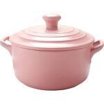 Mini cocotte rose double poignée avec couvercle hobbycook Mini cocotte rose double poignée avec couvercle hobbycook