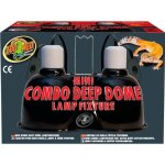 Fixation pour lampe - zoomed - mini combo deep dome - 2 culots c�ramique - aluminium poli - �clairage ...