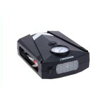 Mini compresseur 12v - precision steel - 8 bars - embouts presta - schrader - aiguille - longueur 3m ...