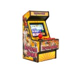 Mini console darcade rechargeable 16 bits console de jeux pour lecteur de jeux r�tro 156(jaune)