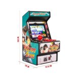 Mini console darcade rechargeable 16 bits console de jeux pour lecteur de jeux r�tro 156(vert)