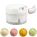 Mini coupe - ail manuel avec cordon de serrage robuste et durable presse - ail portable hachoir pour ...