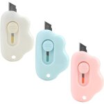 Mini cutter - non sp�cifi� - 3pcs - lames en acier inoxydable - bo�tier en abs - lame r�tractable