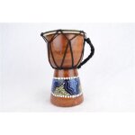 Mini djemb color bleu - instrument de musique et objet dco