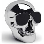 Haut - parleur portable - aeroskull - nano - mini enceinte bluetooth - argent - 14 watts