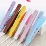 Mini fer  lisser portable lisseur cheveux vapeur lectrique temprature contrle cadeaux luxe pour fille ...