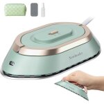 Mini fer � repasser de voyage - estampille - compact - tension universelle 100 - 240v - chauffe rapide ...