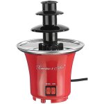 Mini fontaine  chocolat - rosenstein & sohne - rouge - 65 watt - fontaine  chocolat - 300 g