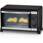 Mini four 10 litres - spielstabil - noir - 39x275x23 cm - chaleur sup�rieure et inf�rieure - minuterie ...