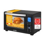 Mini four lectrique 30l four  convection 1600w affichage digital four lectrique compact grille et ...