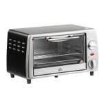 Mini - four �lectrique - ideko - 10l - temp�rature r�glable 100 - 230�c - minuteur 0 - 60 min - grille ...