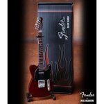 Mini guitare de collection fender telecaster finition palissandre - axe heaven - george harrison