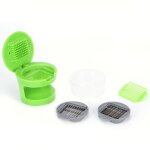 Mini hachoir  ail manuel presse - ail multifonction machine hachoir portatif de gingembre de fruits ...