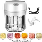 Mini hachoir électrique - marque - modèle - 30 w - 250ml - blanc Mini hachoir électrique - marque - modèle - 30 w - 250ml - blanc