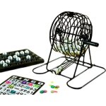 Mini jeu de bingo complet - engelhart - 1 - 75 - 18 cartes grilles numrotes - 150 jetons colors