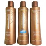 Mini kit lissage brsilien ecokeratin brasil cacau cadiveu 3 x 300 ml