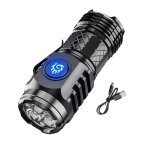 Mini lampe de poche monstre � trois yeux lampe de poche super lumineuse torche led rechargeable lampe ...