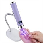 Mini lampe uv pour ongles avec capteur automatique et support flexible id�ale pour lapplication de vernis ...
