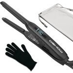 Mini lisseur cheveux courts - estampille - plaques fines 9 mm - r�glage temp�rature 160�c - 220�c