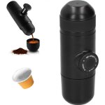 Mini machine à café portable - estink - nespresso - 15 bar - noir - capsules Mini machine à café portable - estink - nespresso - 15 bar - noir - capsules