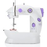 Mini machine � coudre �lectrique 2 r�glage de la vitesse avec lumi�re pied pedal extension table ac100 ...