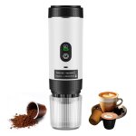 Mini machine � expresso �lectrique portable 20 bars compatible avec les capsules de caf� moulu ns pour ...