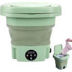 Mini machine � laver capacit� de 8 litres portable et pliable avec 3 modes de lavage id�ale pour le camping. ...