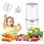 Mini mixeurs pour b�b� mini robot culinaire 300ml b�b� blender mini hachoir �lectrique culinaire avec ...