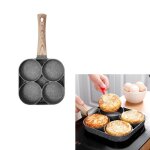 Mini omelette po�le antiadh�sive 4 trous po�le � oeufs antiadh�sive � fond plat po�le � frire cuisini�re ...