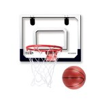 Mini panier de basket intrieur - rouge - pour enfant - accroches de porte incluses