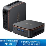 Mini pc blackview mp20 intel twin lake n150 3. 6ghz max 16 go 512 go / ssd 2to windows 11 pro wifi 6 ...
