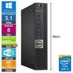Mini pc dell 3040 micro i5 - 6500t 3. 10ghz 8go / 480go ssd wifi w10