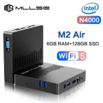 Mini pc intel gemini lake n4000 ? windows 11 6 go ram 128 go ssd wi - fi dual - band bluetooth ? ultra ...
