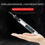 Mini perceuse lectrique - hellove - argent - vitesse variable - rechargeable usb - 10w