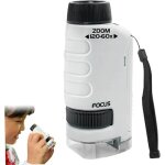 Mini pocket microscope pour les enfants miniscope portable de grossissement 60x - 120x avec des lumières ... Mini pocket microscope pour les enfants miniscope portable de grossissement 60x - 120x avec des lumières ...