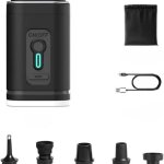 Mini pompe � air �lectrique portable jzsh - pour sacs rangement sous vide flotteurs piscine bou�es matelas ...