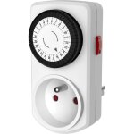 Mini programmateur mécanique journalier - gao - 3680 w - 48 programmes - blanc Mini programmateur mécanique journalier - gao - 3680 w - 48 programmes - blanc