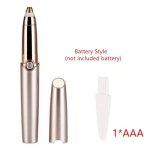 Mini rasoir �lectrique portable sourcils l�vres visage recharge usb stylo �pilateur rechargeable 40 1016 ...