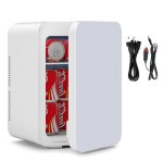 Mini r�frig�rateur 20l mini frigo portable froid et chaud 12v / 220v silencieux blanc