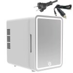 Mini r�frig�rateur cosm�tique - blossom - 4l - refroidit 2�c / chauffe 65�c - miroir led 3 niveaux - ...