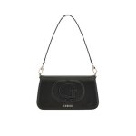 Mini sac port paule - guess jeans - eco mietta - noir - 100% polyurthane - fermeture aimante