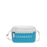 Mini sacoche chabrand 17239827 blanc et bleu