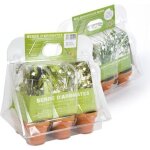 Mini serre 6 pots aromates bio