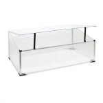 Mini serre de jardin en aluminium et polycarbonate 100 x 60 x40 cm ouverture par