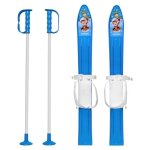 Mini - skis - non sp�cifi� - 60 cm - bleu - b�tons inclus - pour enfants de 3 � 5 ans