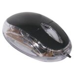 Souris optique usb noir led - mini - 3 boutons - 800 dpi