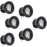 Mini spots encastrables led - mich - lot de 6 - 3 w - blanc chaud - diam�tre ext�rieur 38 mm - diam�tre ...