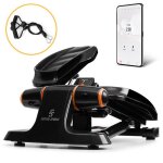 Mini stepper cardio capital sports galaxy step avec cordes de musculation et écran lcd - orange Mini stepper cardio capital sports galaxy step avec cordes de musculation et écran lcd - orange