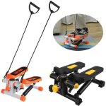 Mini stepper hydraulique equipement dexercice multifonctionnel avec cordon de serrage noir + jaune
